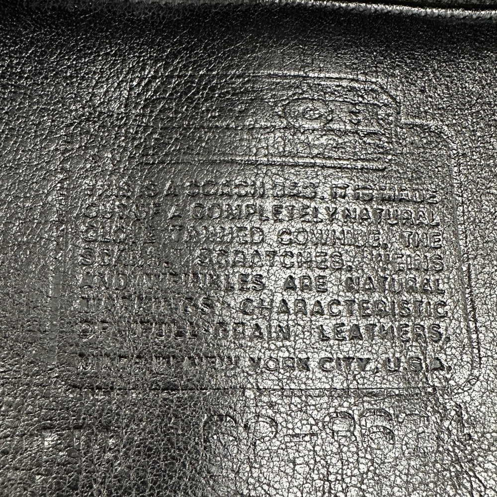 Coach Vintage Black Leather Tote Bag - Picture 6 of 8